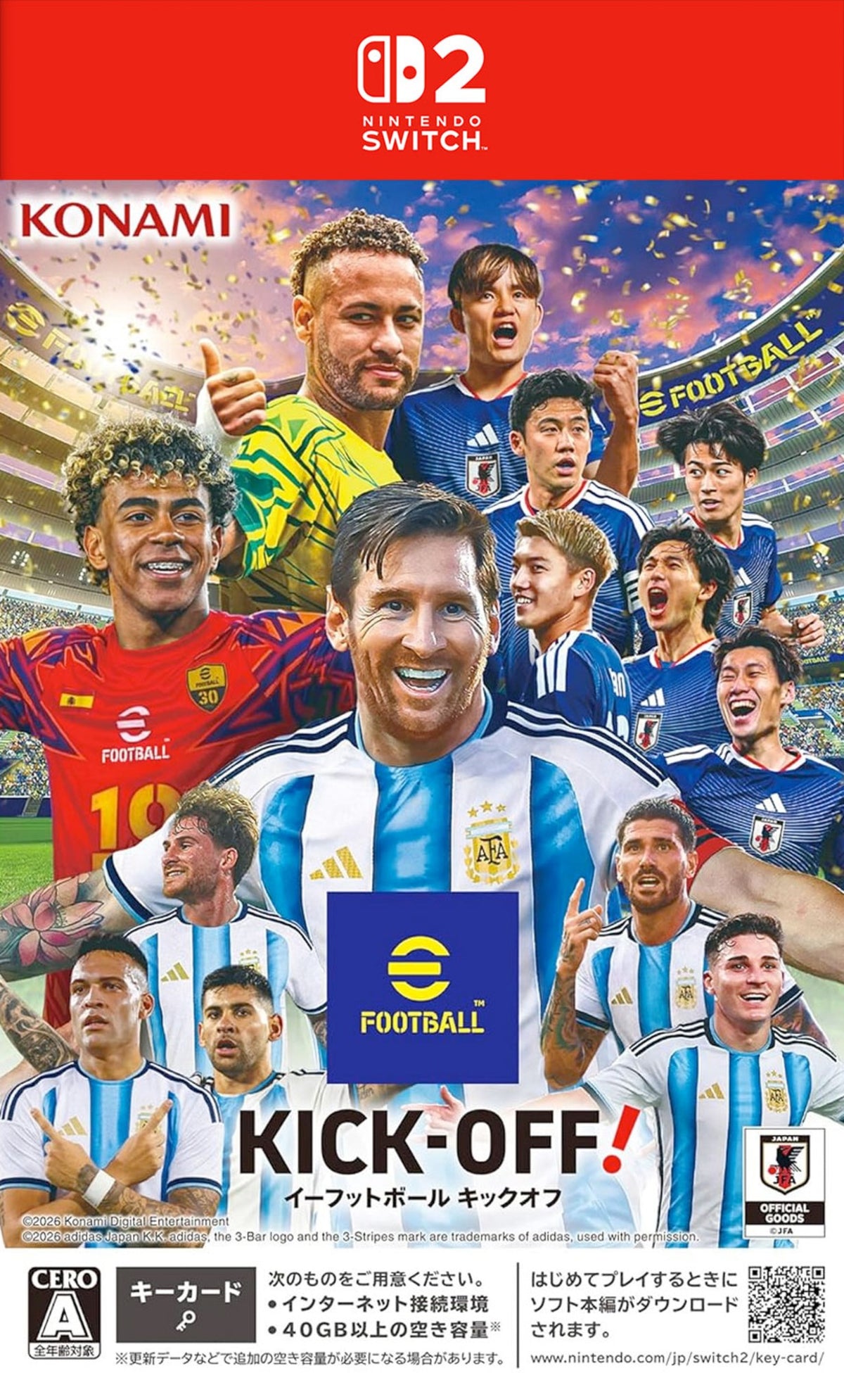 eFootball Kick-Off! - Nintendo Switch 2 - portada