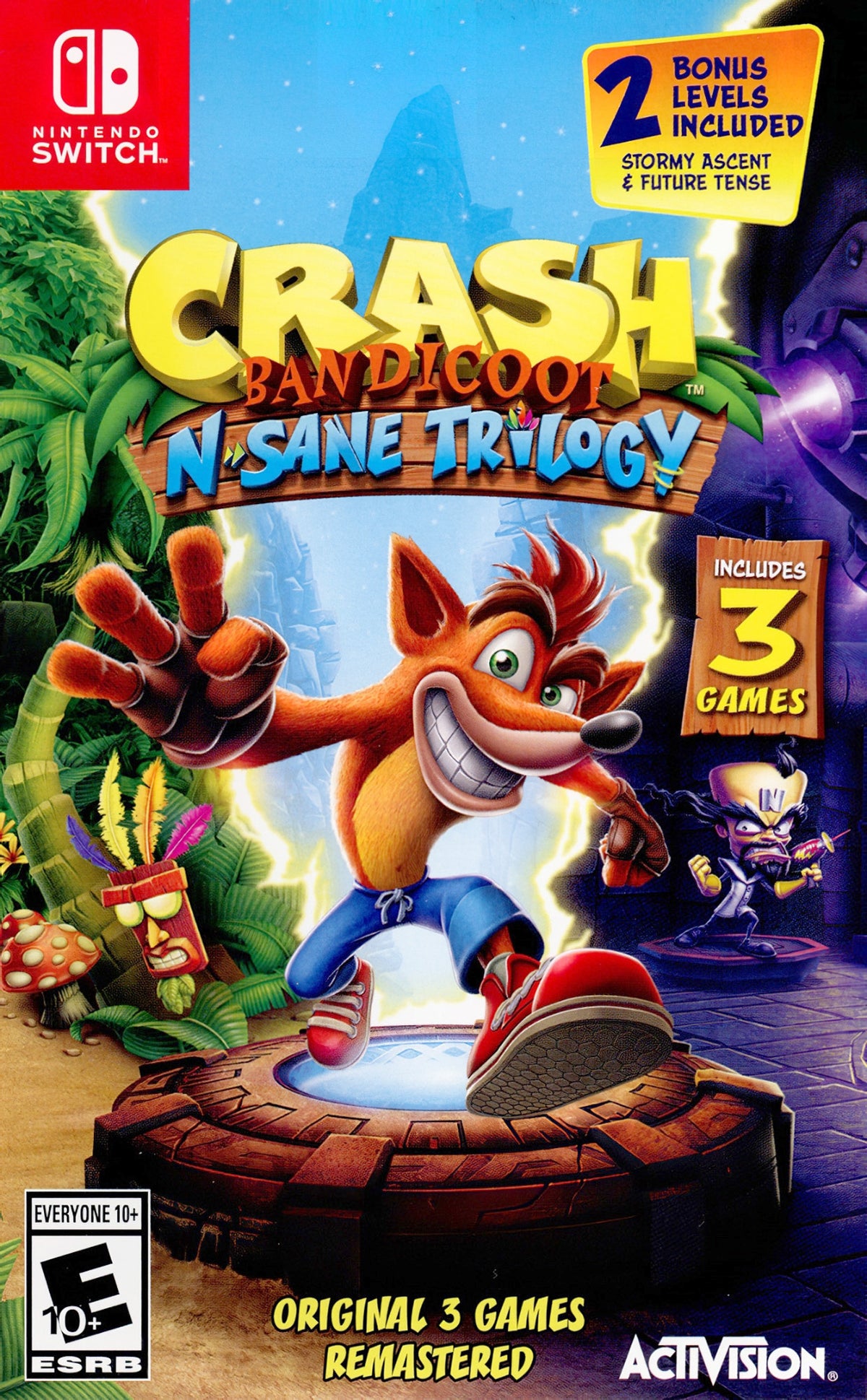 Crash Bandicoot N. Sane Trilogy - portada