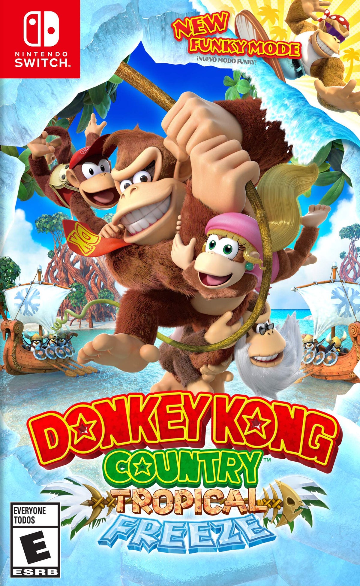 Donkey Kong Country: Tropical Freeze - portada