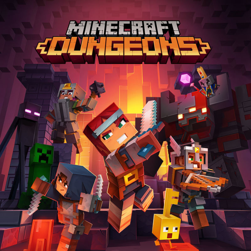 Minecraft Dungeons - portada