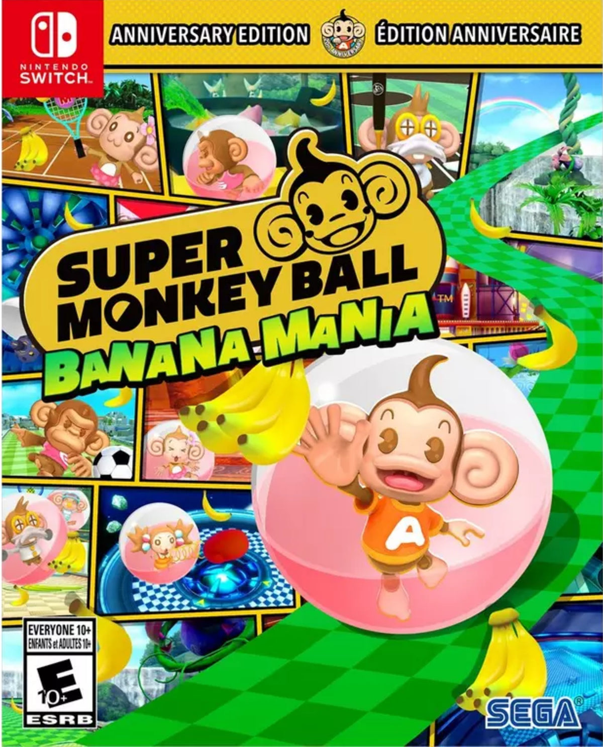 Super Monkey Ball Banana Mania - portada