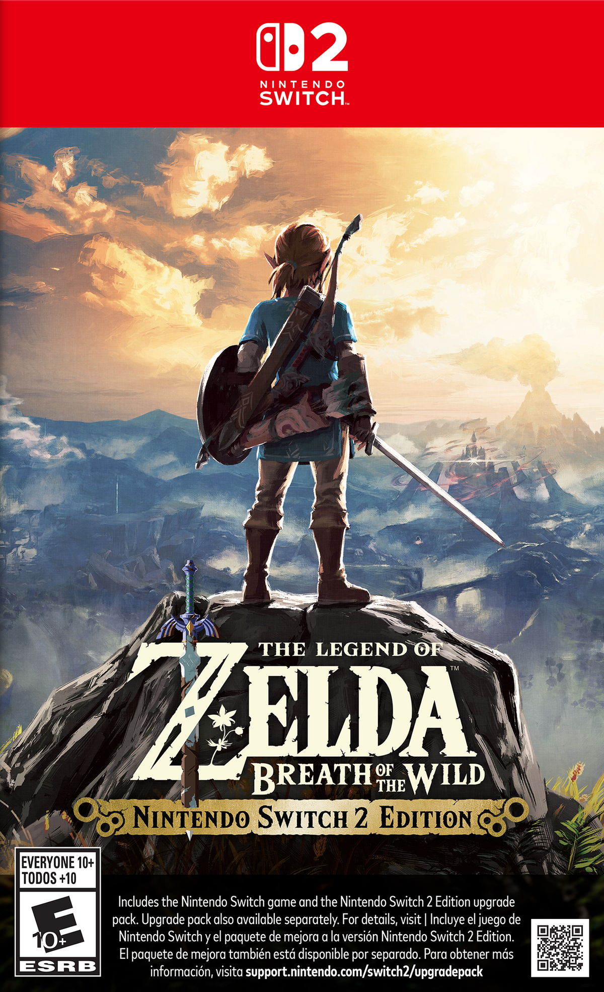 Paquete de mejora The Legend of Zelda™: Breath of the Wild - Nintendo Switch 2 - portada