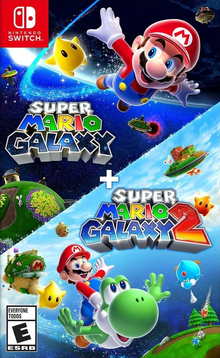 Super Mario Galaxy + Super Mario Galaxy 2 - portada
