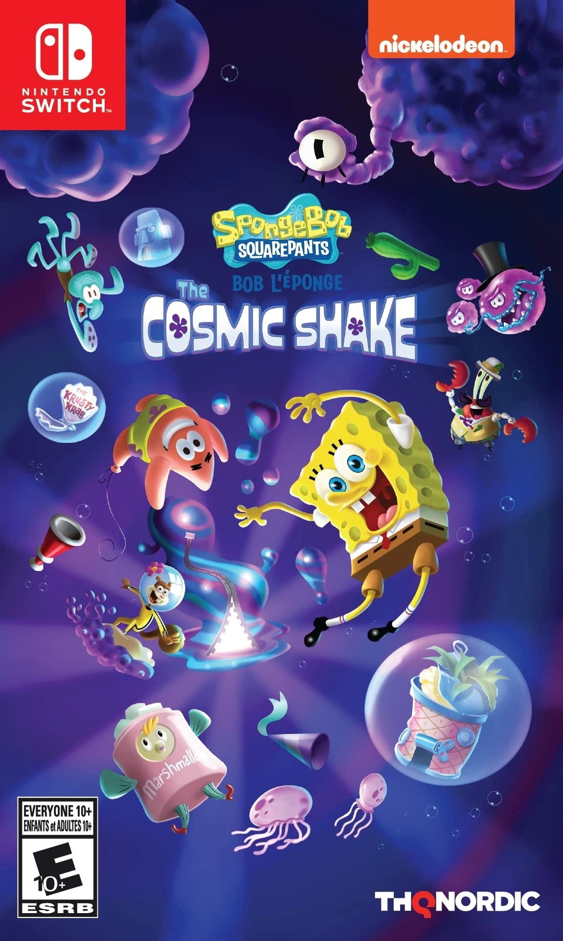 Bob Esponja: The Cosmic Shake - portada