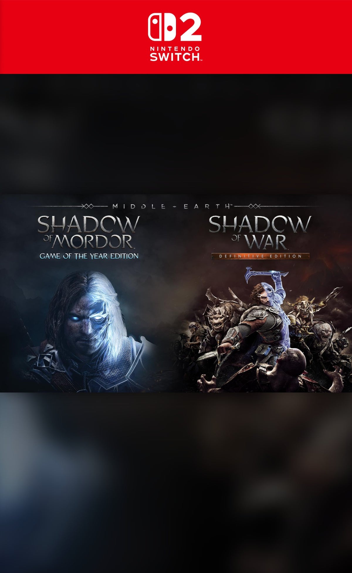 Middle-earth: Shadow Bundle - Nintendo Switch 2 - portada