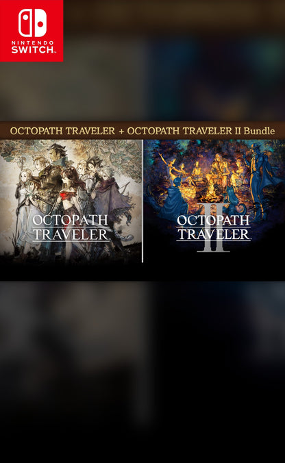 Octopath Traveler + Octopath Traveler II - Nintendo Switch - portada
